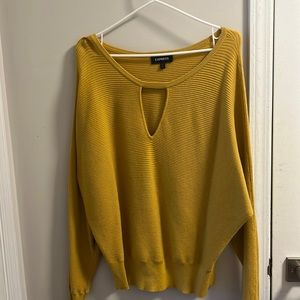 Express mustard sweater